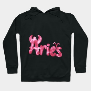 Viva Magenta Aries Zodiac Sign Hoodie